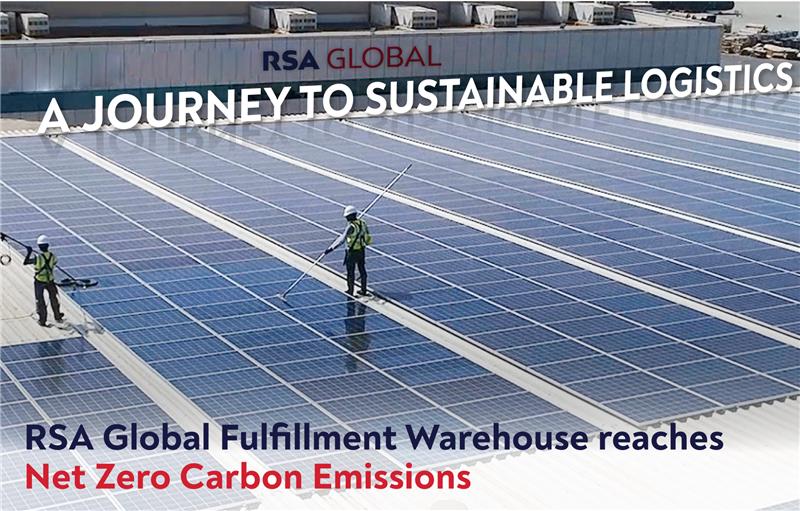 RSA Global Logistics and Fulfillment facility reaches Net Zero Carbon Emissions
