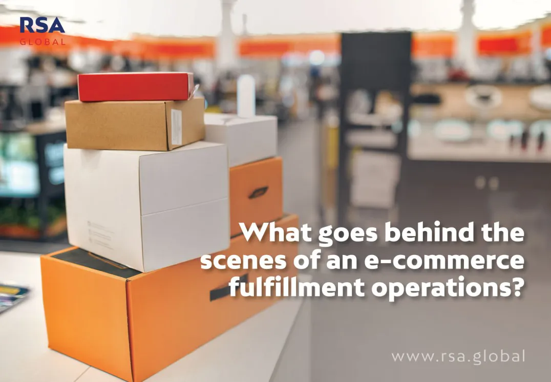 Steps in an e-commerce fulfillment operation