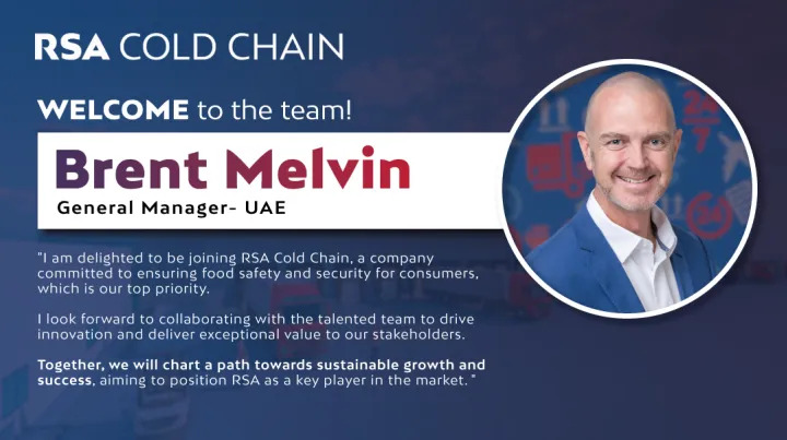 Driving Forward: Brent Melvin Assumes Leadership as General Manager at RSA Cold Chain