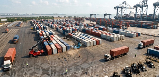 Jawaharlal Nehru Port Authority (JNPA) area at Uran, Raigad district
